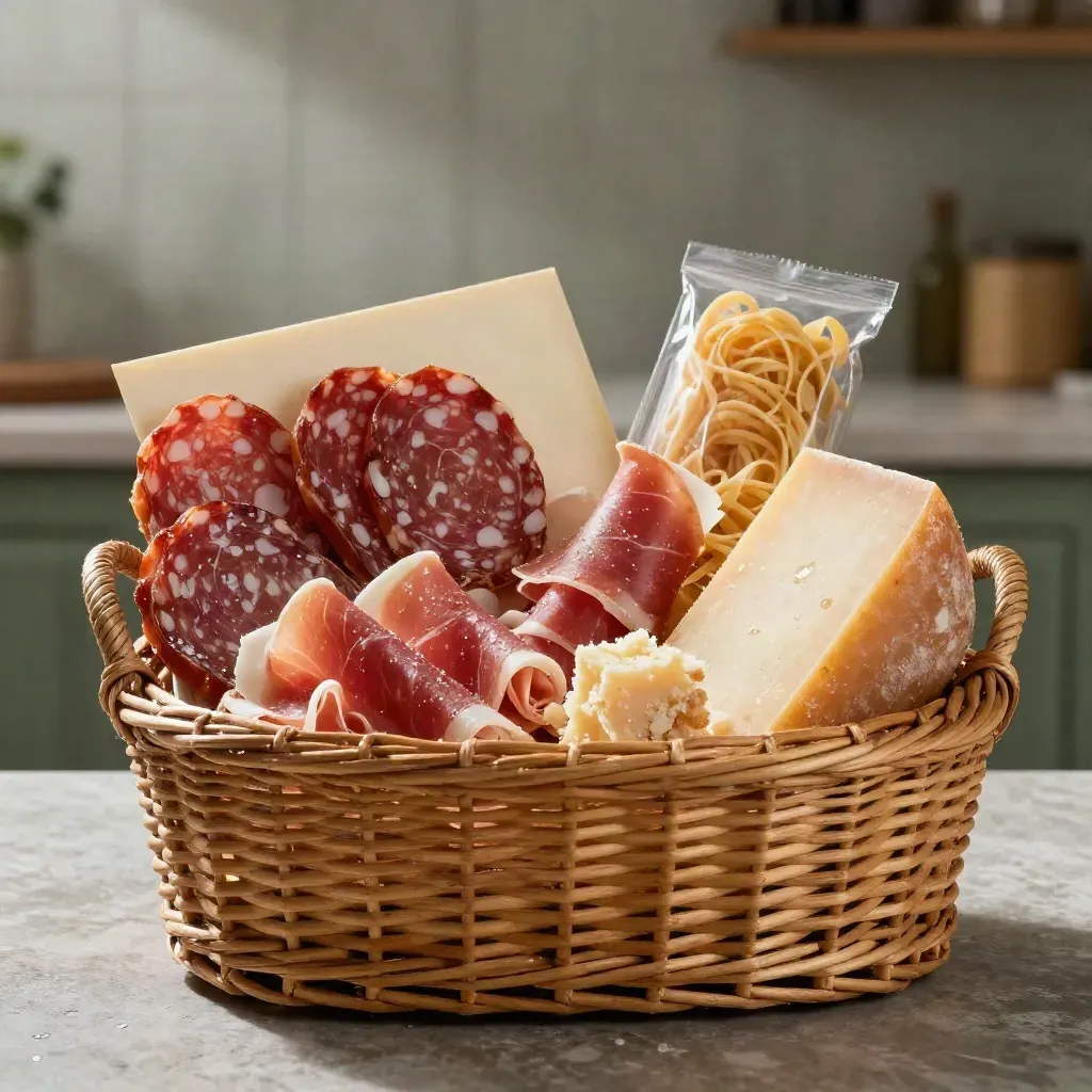 Cesto regalo Tipica Food con salumi, formaggi e pasta artigianale